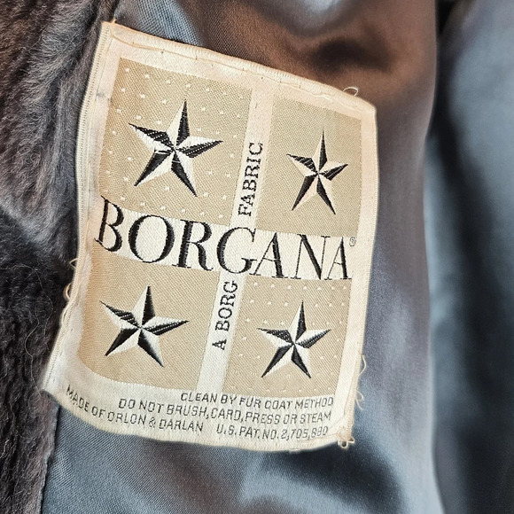 Vintage Rothmoor Gold & Co Gray Faux Fur Coat Open Front Bell Sleeves Women's - Picture 6 of 13